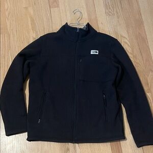 The North Face thick Black Full-Zip fleece Jacket large